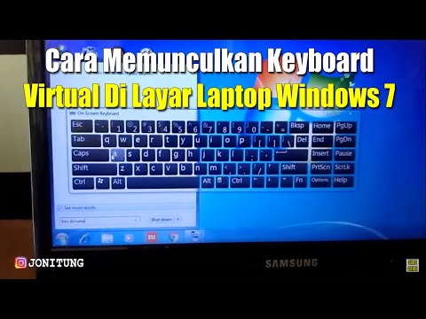 Video: Di mana keyboard layar pada Windows 7?