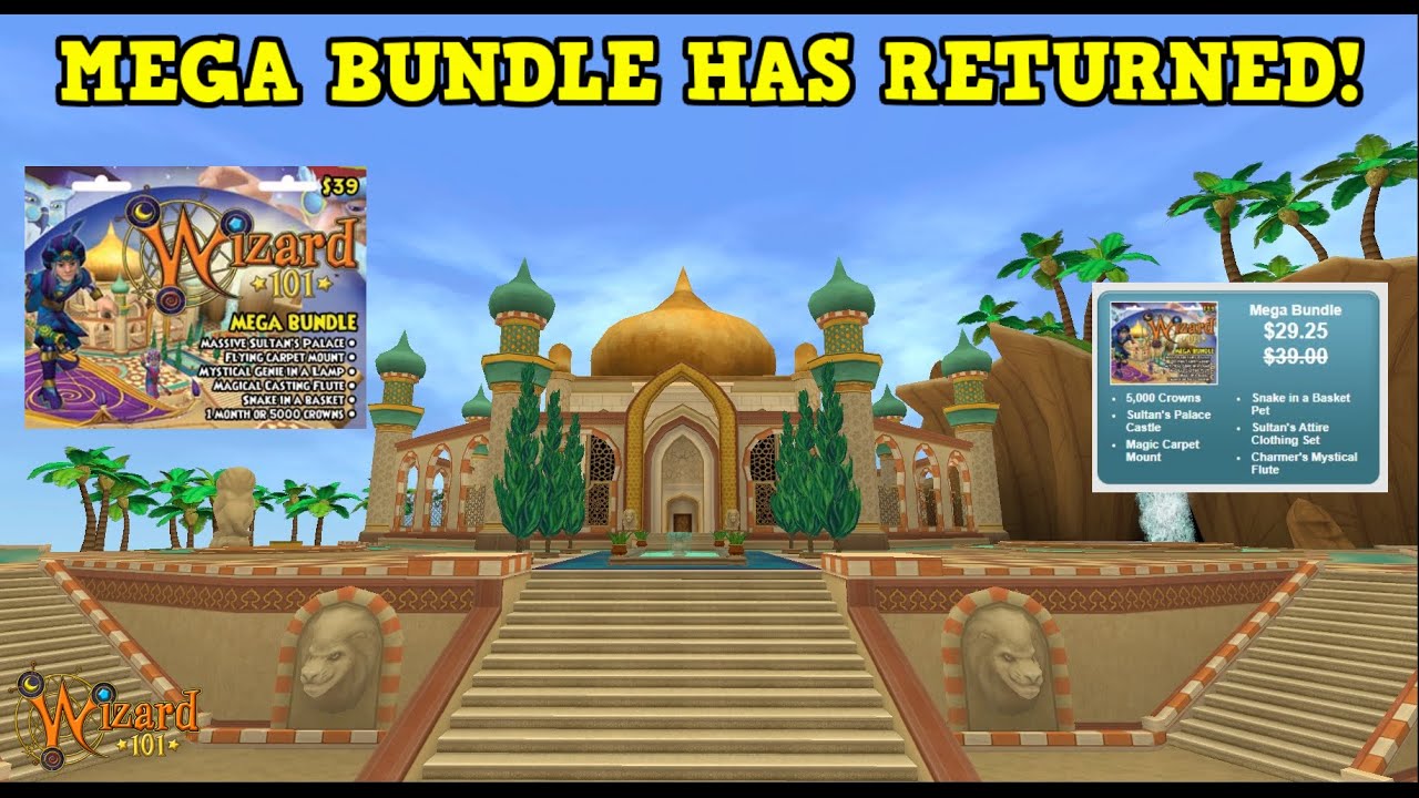 Wizard101 MEGA BUNDLE HAS RETURNED! YouTube