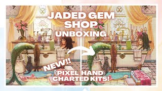 New Product!! Pixel (Hand) Charted Kits from Jaded Gem Shop! 'Mermaid's Bath' by Toshia San Unboxing