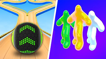 Going Balls VS Blob Runner 3D  -  All Levels SpeedRun Gameplay Android iOS