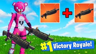 The NEW *BROKEN* DOUBLE SHOTGUN STRATEGY In Fortnite Battle Royale!  [BROKEN]