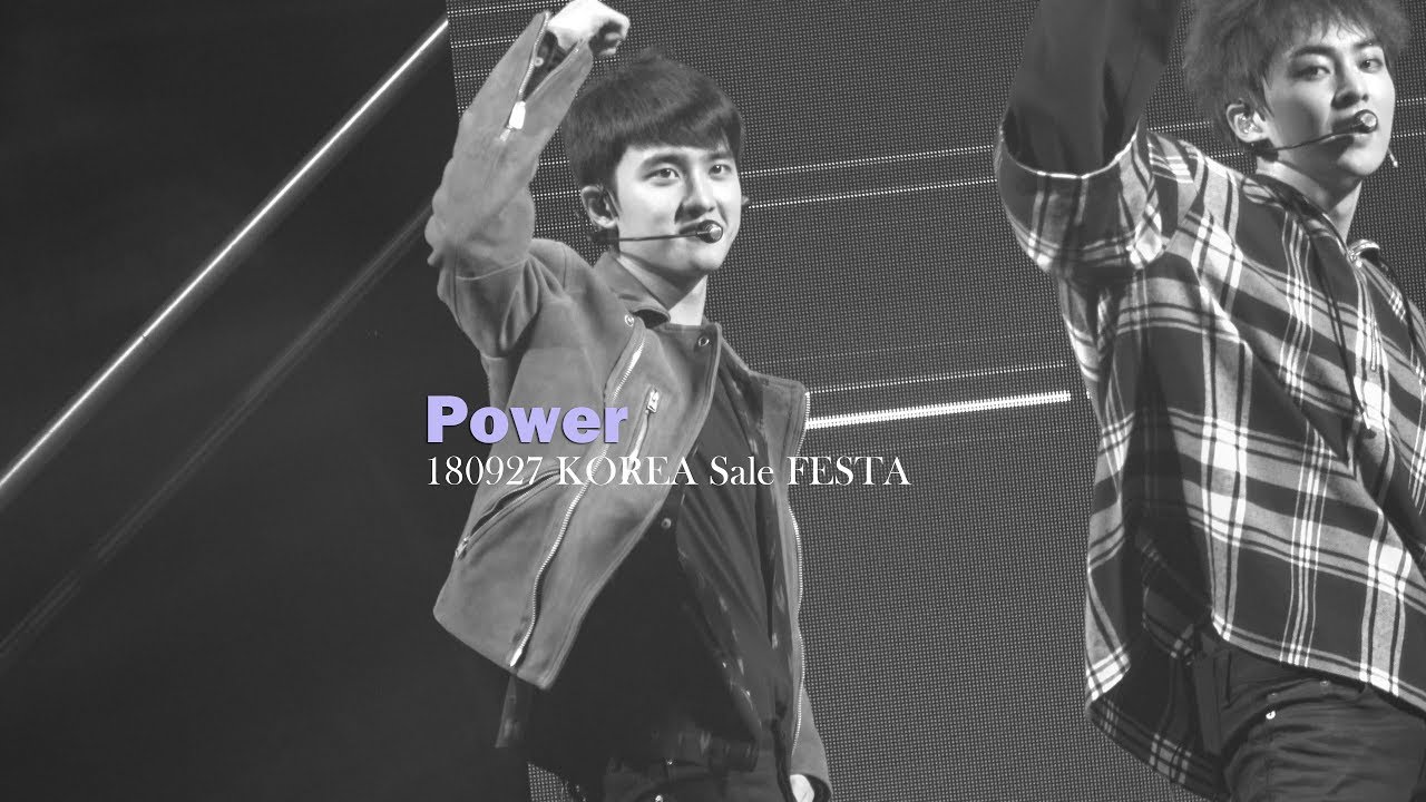 180927 KOREA Sale FESTA 中 파워(Power) (D.O. focus)