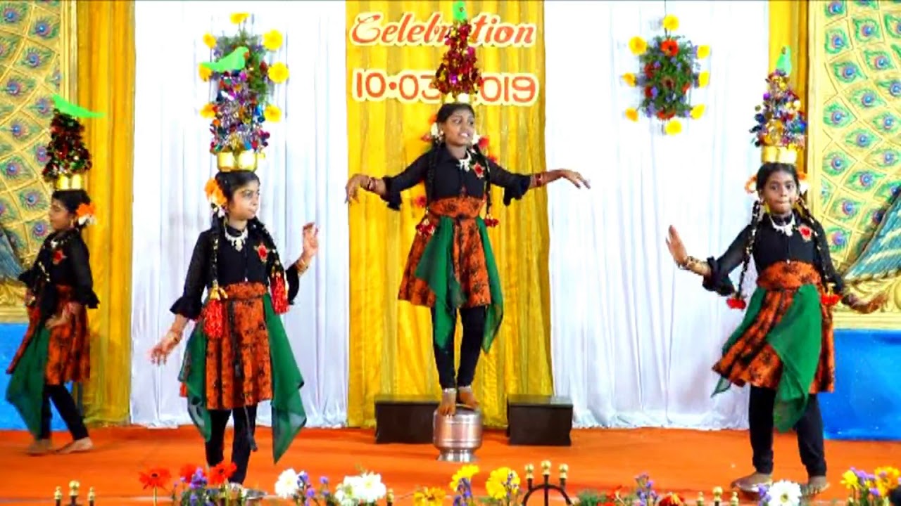 MAHATMA VIDYALAYA 15th Annual Day 2018 -19 Karakattam