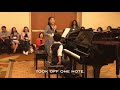 Piano Master Class:  Dr. Janice Park & Evan Le (7 years 2 months)