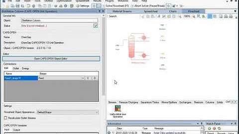 Chemsep Distillation Column - English