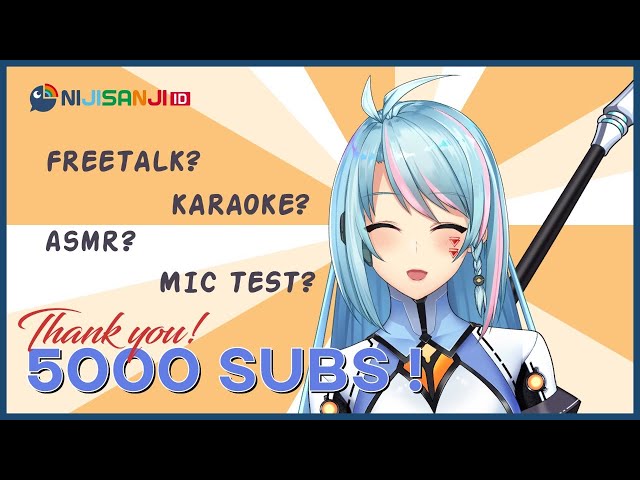 【NIJISANJI ID】 Azura Cecillia's 5k Subs Special Stream!のサムネイル