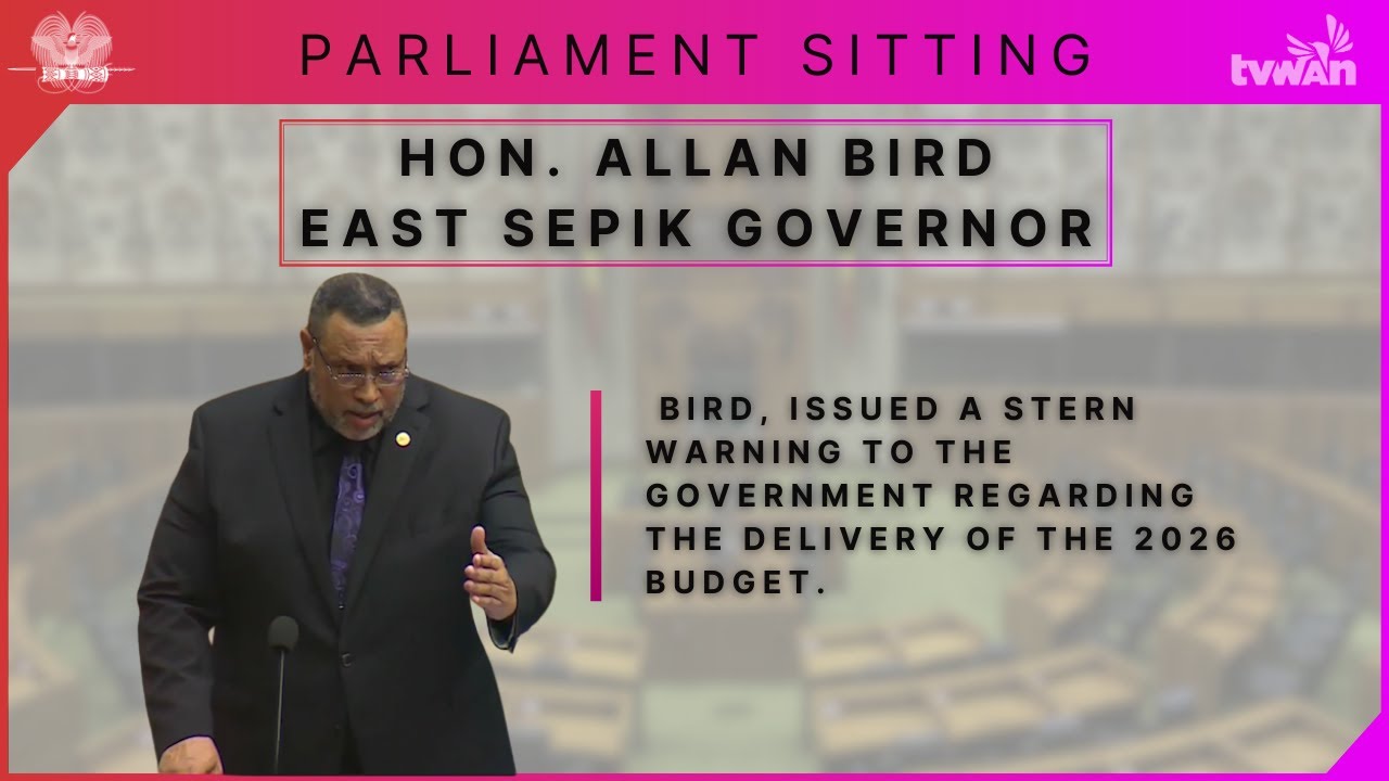 Достопочтенный Аллан Берд вынес предупреждение правительству относительно исполнения бюджета на 2...