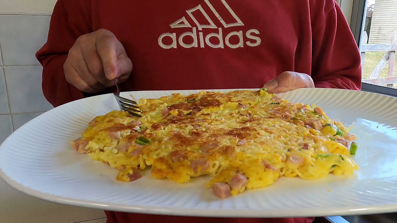 2 Minute Noodle Pancake YouTube