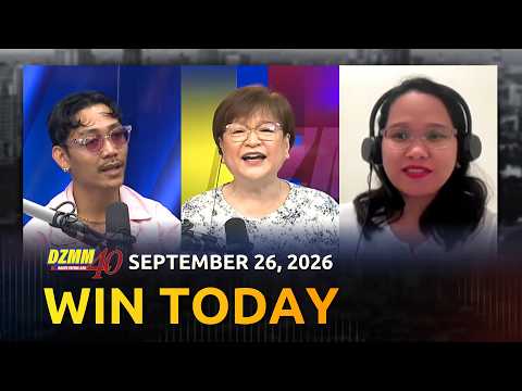 Win Today | DZMM Teleradyo (26 September 2026)