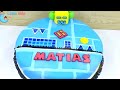 CÓMO DECORAR UN PASTEL CON EL LOGOTIPO DE GEOMETRY DASH!!1!1!1!1!1