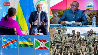 🔴LIVE: UKO UMUBANO W'URWANDA, UBURUNDI NA RDC UHAGAZE | ICYO U BURUNDI BUVUGA KU MIKORANIRE NA FDLR