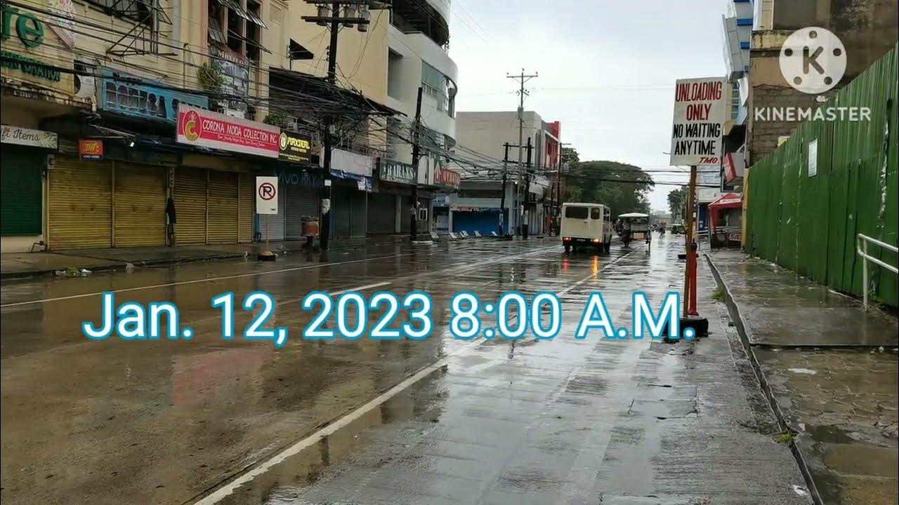 Weather update of Dumaguete City as of 800 A.M. Jan.12, 2023/ 26°C