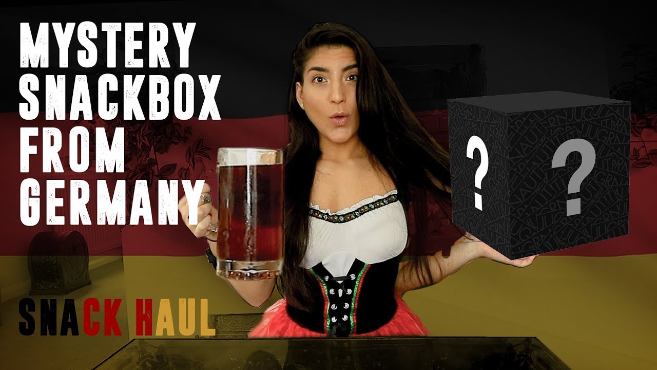 Mystery German Snack Haul Collab With Always Hungry Livia Girl Vs Food Youtube