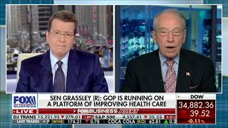 Grassley Joins Neil Cavuto on Fox Business