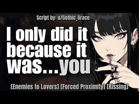 [F4M] Trapped In The Locker With Your Goth Crush [Forced Proximity] [Enemies to Lovers] [Kissing]