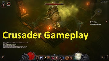 Diablo 3  Reaper of Souls Beta - Crusader Gameplay
