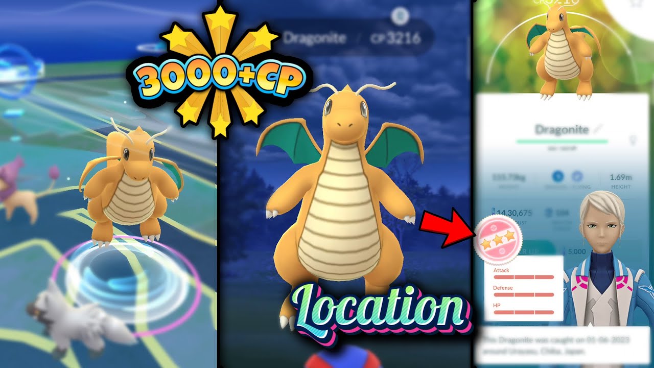 Pokemon Go Dragonite Nest Location Coordinates