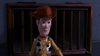 Toy Story 2 - Woody meets Jessie, Bullseye and Prospector