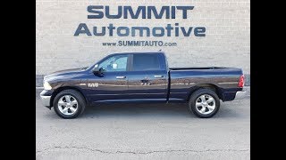 2017 RAM 1500 CREW LONGBOX TRUE BLUE HEMI WALK AROUND REIVEW 20T4A SOLD! www.SUMMITAUTO.com