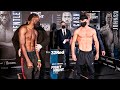 Denzel Bentley vs Felix Cash WEIGH-IN| Frank Warren & BT Sport boxing