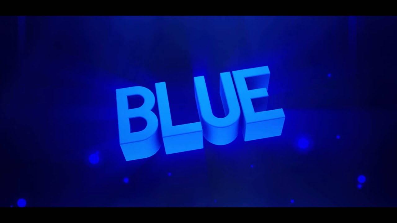 Intro Blue YouTube