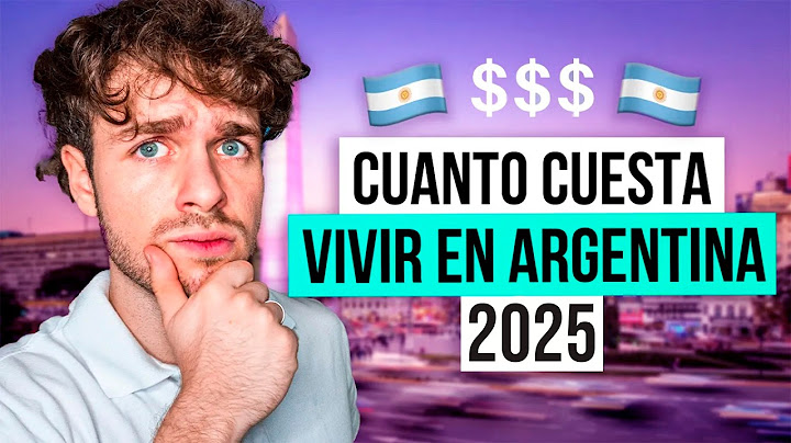 Cuánto CUESTA vivir en ARGENTINA 2025? Esto gasto YO en Buenos Aires