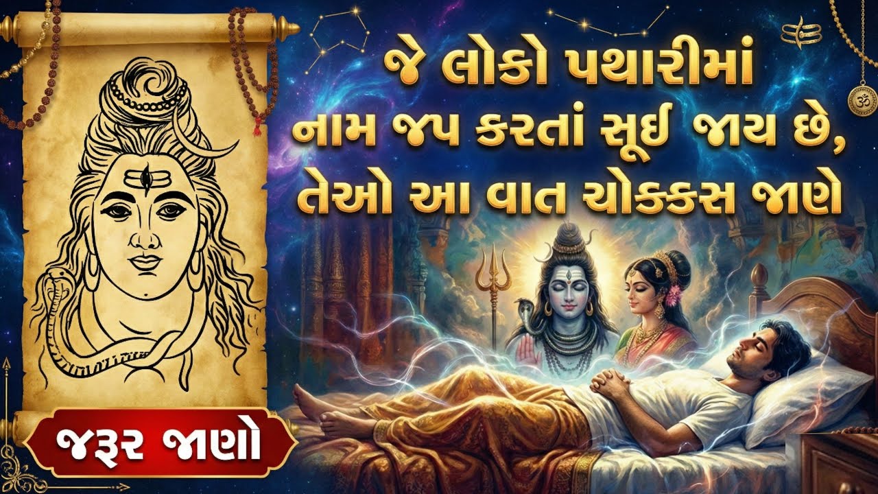 જે લોકો પથારીમાં નામ જપ કરતાં કરતાં ઊંઘી જાય છે | તેમને આ સત્ય જરૂર જાણવું જોઈએ | Bhakti Video