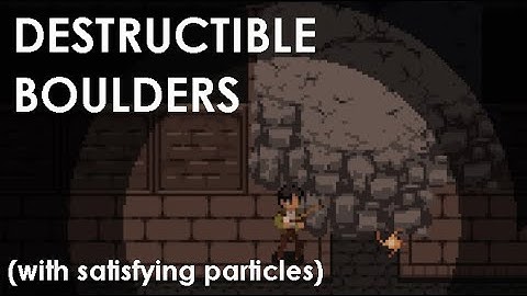 Destructible Boulders — Godot Top-Down Shooter "Oneira"