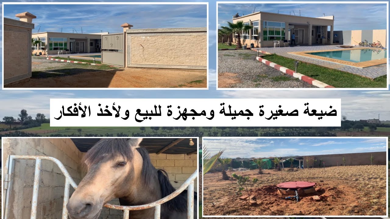 ضيعة صغيرة جميلة ومجهزة للبيع وكذلك لأخذ الأفكار