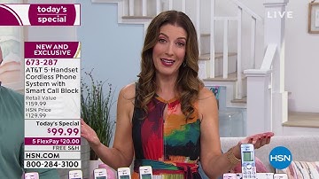 AT T 5Handset Cordless Phone System with Smart Call Block