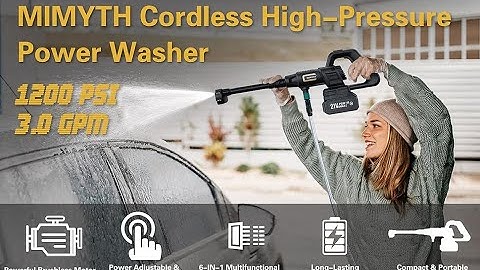 MIMYTH Cordless Pressure Washer