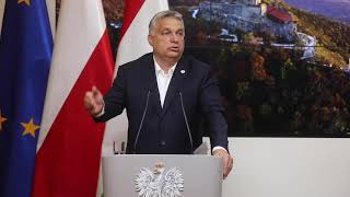 Viktor Orbán and Mateusz Morawiecki explain the EU Deal. Poland and Hungary joint press conference