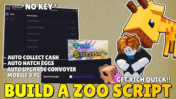 Build a Zoo Script *NO KEY* | Auto Collect Cash, Auto Hatch Eggs, Auto Buy Eggs...