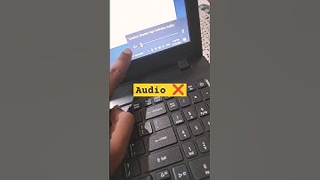 Acer Aspire E5-575 Series Laptop Sound Audio Not Working Problem#macnitesh#keyboardtricks#2024short