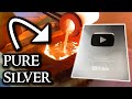 Silver Play Button Made From PURE SILVER!