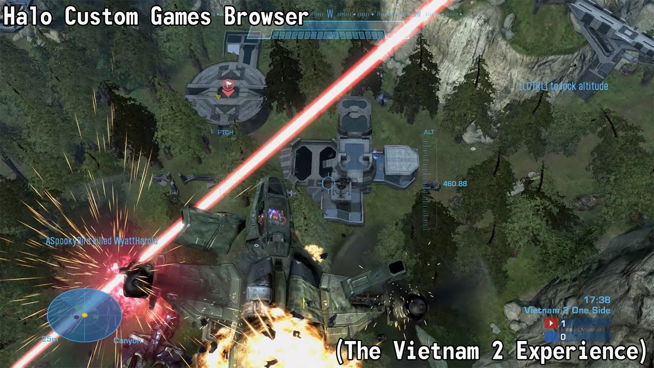 Halo Custom Games Browser (The Vietnam 2 Experience) YouTube