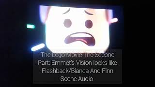 The Lego Movie The Second Part Emmets Vision Looks Like Flashbackbianca And Finn Scene Audio