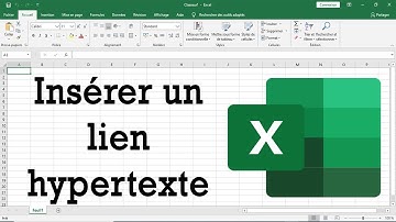Insérer un lien hypertexte avec Excel