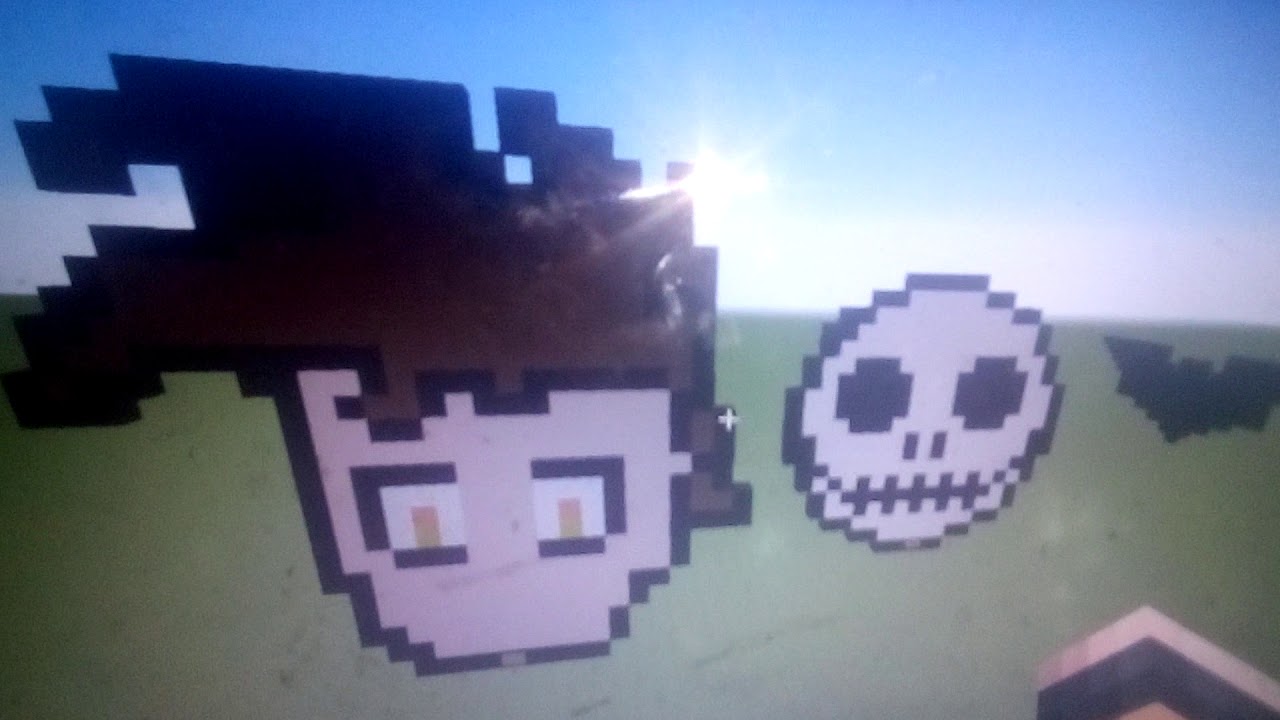 Server de pixel art no Minecraft - YouTube