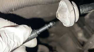 Fix broken vacuum line on your car: Broken at the base