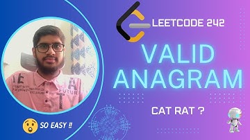 Valid Anagram LeetCode | Optimal Solution Explained (C++ / Java / Python)