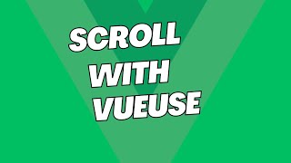 VueScroll by VueUse example in 3 Min #shorts