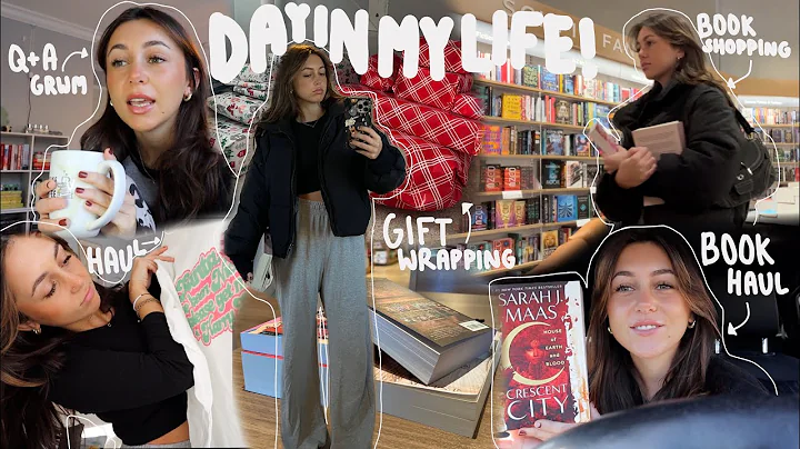 VLOG: day in my life! (Q&A, book shopping, hauls, ...