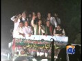 Imran Khan leads Azadi March-Geo