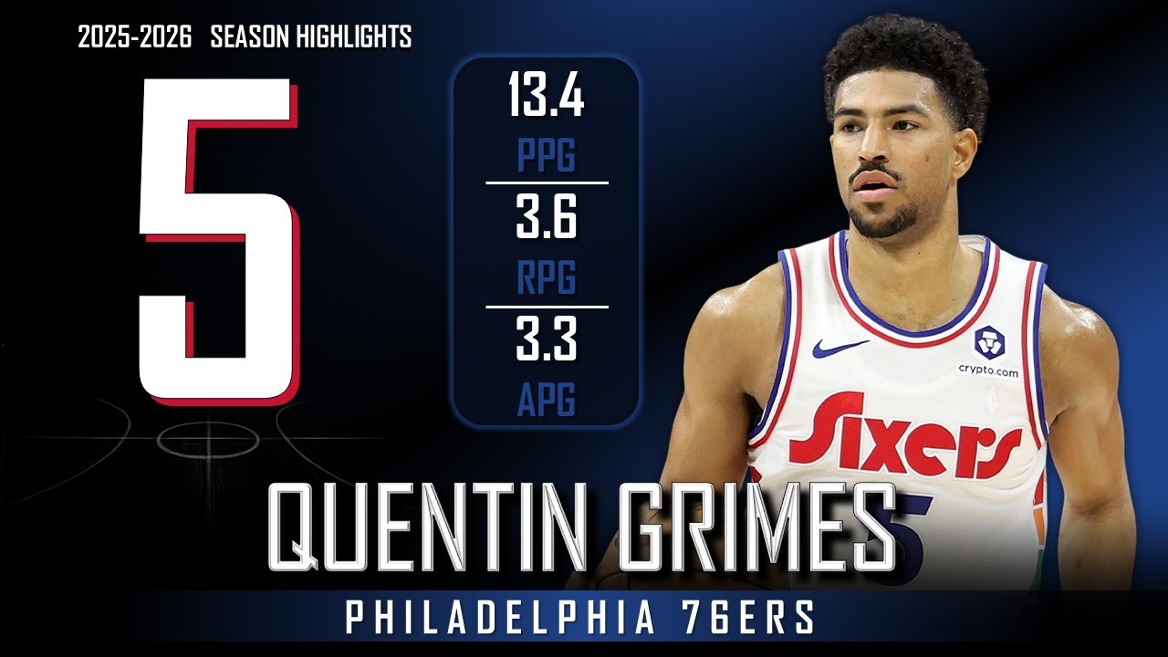 Quentin Grimes || 2025-2026 Philadelphia 76ers Highlights