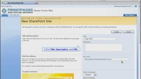 SharePoint 2007 Tutorial - How To Create a SharePoint 2007 Wiki Site