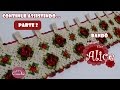 Band&ocirc; de cortina de croch&ecirc; passo a passo | Alice - Parte 2 - JNY Croch&ecirc;
