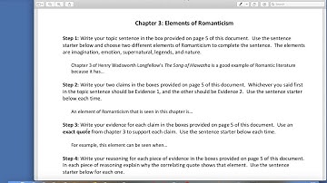 Video Lesson  The Song of Hiawatha  Understanding Your Chapter