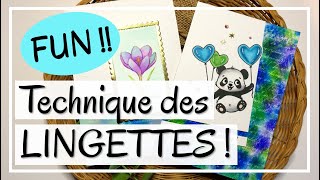 LA MAGIE CONTINUE !! PAPIER PHOTO ET LINGETTES ! Utilisez vos produits autrement ! DIY Tuto carterie