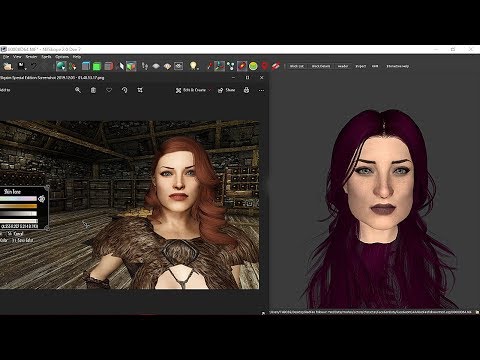 change npc appearance skyrim m9d